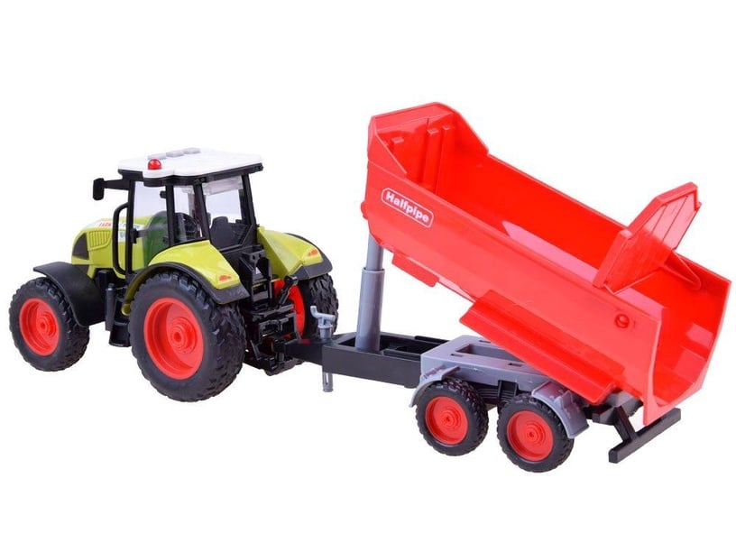 Rotaļu traktors Wenyi Rural Service Farmland, 1:16, daudzkrāsaina