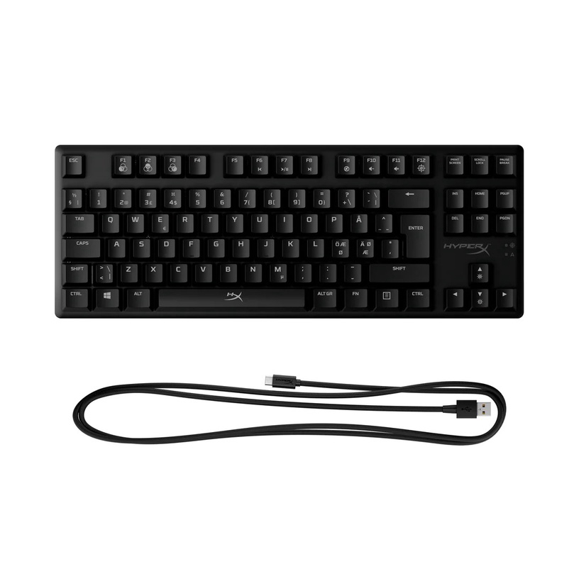 Klaviatuur HyperX Alloy Origins Alloy Origins Core PBT HX Red, EN, must