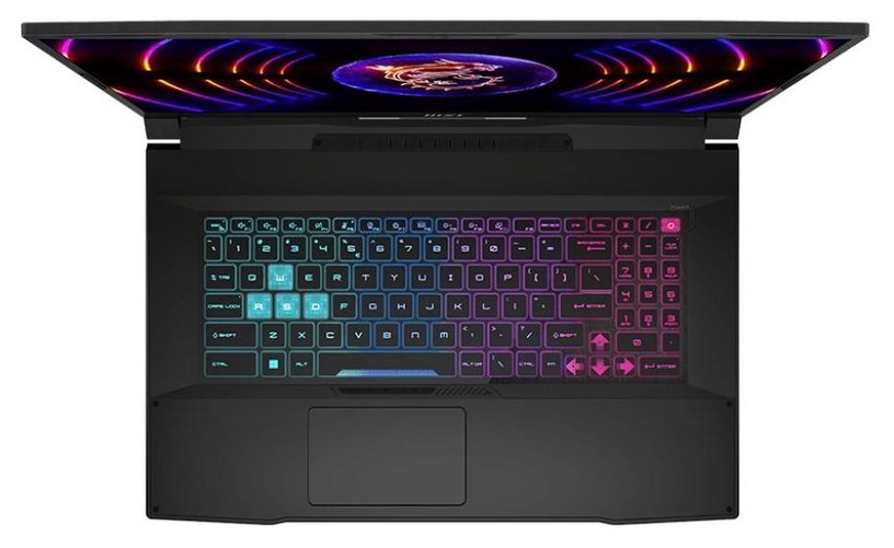 Ноутбук MSI Katana 17 B12UCRK-1056XPL, Intel® Core™ i7-12650H, 16 GB, 512 GB, 17.3 ″, RTX 3050, черный, en