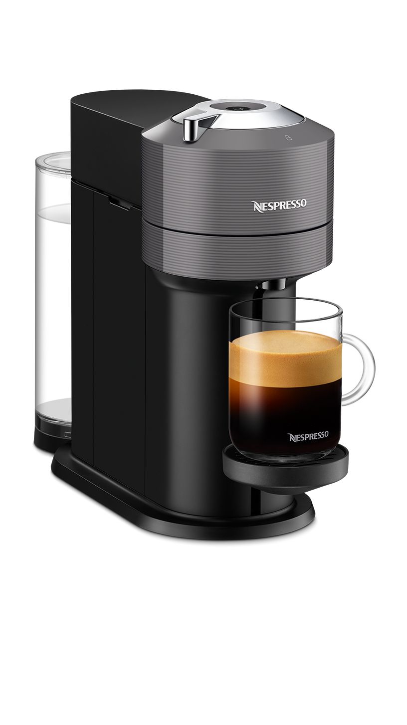 Kapsulas kafijas automāts Nespresso Vertuo Next Dark Grey, pelēka