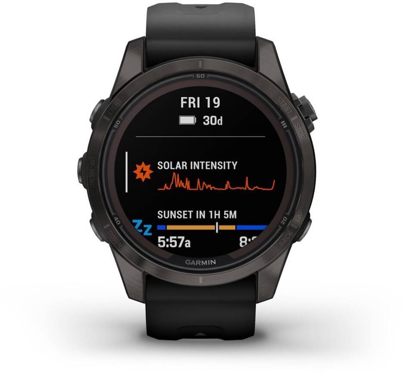 Умные часы Garmin Fenix 7S Pro Sapphire Solar 010-02776-11, серый