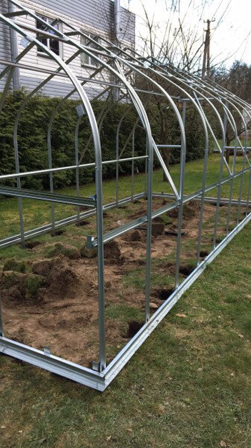 Kasvuhoone Klasika Standart, polükarbonaat, 4 x 2.5 m, 4 mm