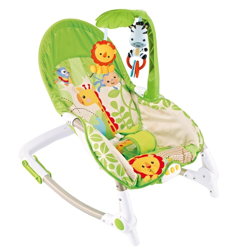 Šūpuļkrēsls EcoToys Lion, zaļa