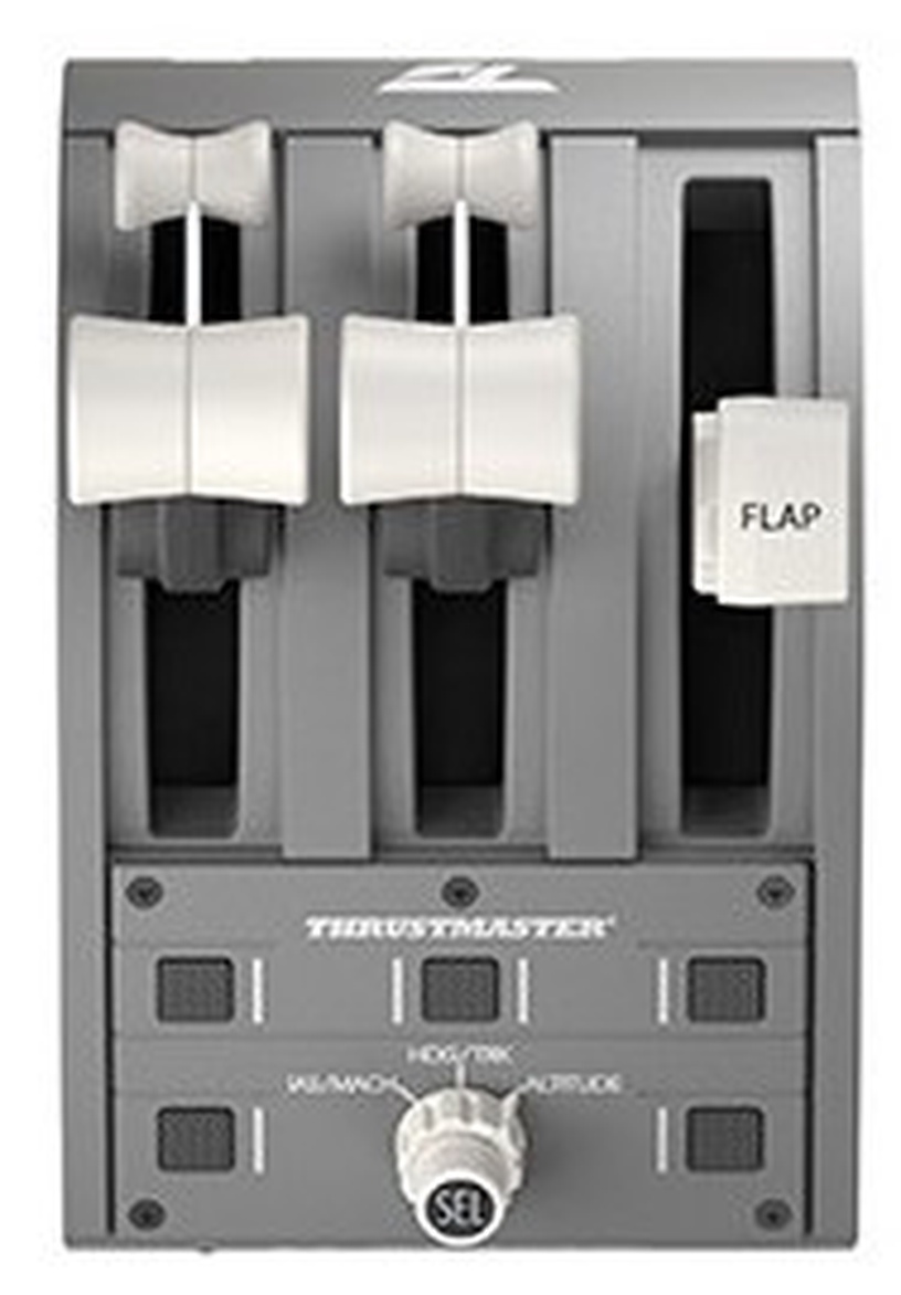 Игровой руль Thrustmaster TCA Quadrant Boeing Ed, черный