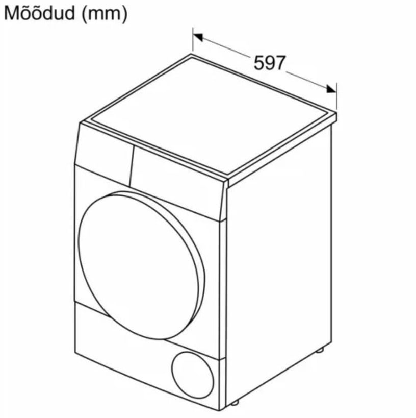 Kuivati Bosch WQG232ALSN, 7 kg