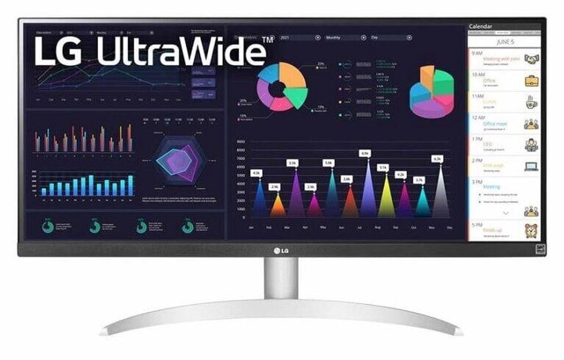 Monitors LG 29WQ600-W, balta/melna, 29" (bojāts iepakojums)