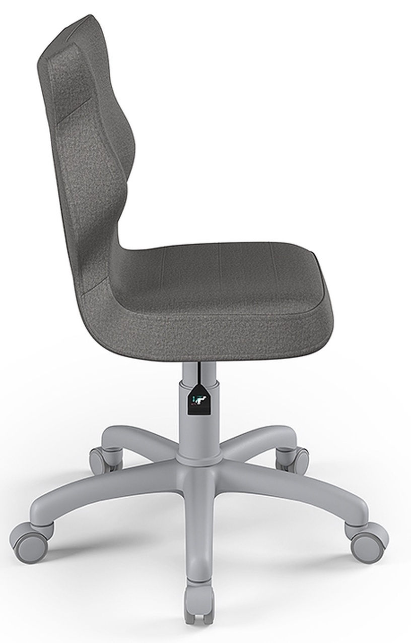 Детский стул с колесиками Petit MT33 Size 3, серый/темно-серый, 30 см x 71.5 - 77.5 см