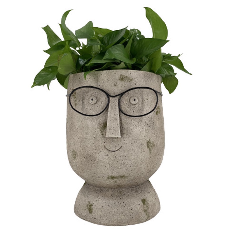 Aialillepott "Nägu" Garden Center NFQ2202043, 25 cm x 25 cm x 32 cm, hall