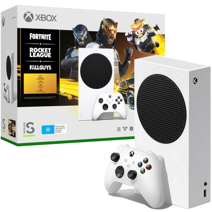Mängukonsool Microsoft XBOX Series S + Fortnite, Rocket League, Fall Guys, HDMI / Wi-Fi / USB 3.2