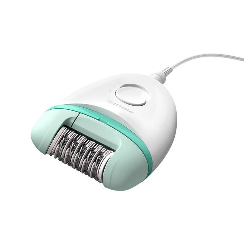 Epilaator Philips Satinelle Essential BRE245/00, valge/roheline