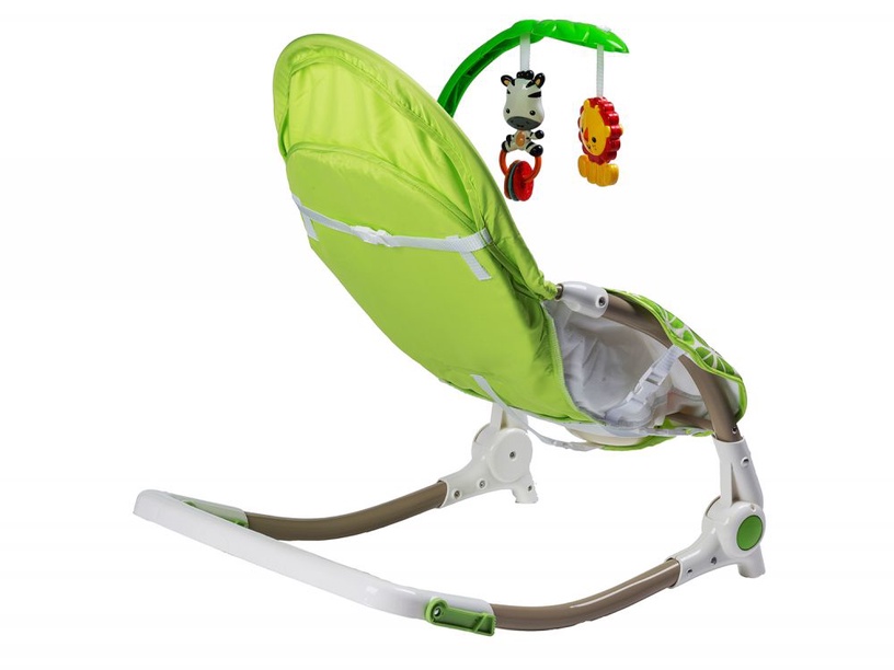 Šūpuļkrēsls EcoToys Lion, zaļa