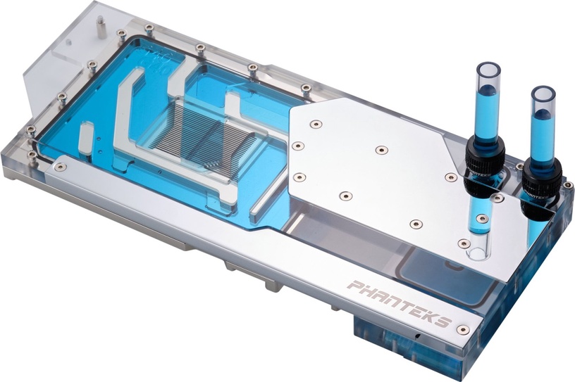 Водный блок Phanteks Glacier G40 RTX 4090 Gigabyte, 29.2 см, прозрачный/серебристый