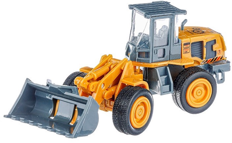 Rotaļu traktors Daffi Heavy Duty Construction 450896, oranža/pelēka