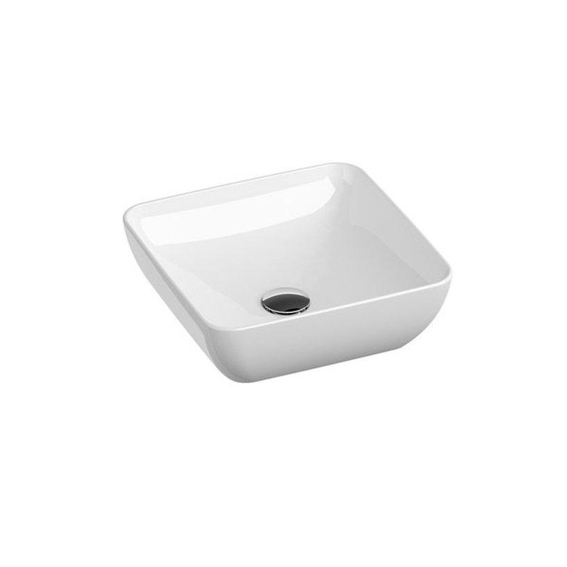 Vannas istabas izlietne Ravak Uni Slim, keramika, 38 cm x 38 cm x 12.5 cm