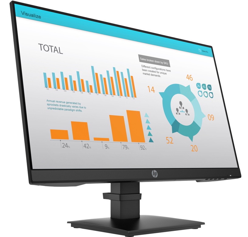 Monitors HP P24 G4, 24", 5 ms
