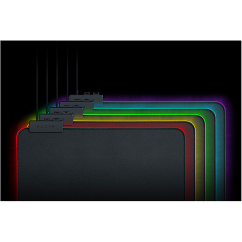 Peles paliktnis Razer, 13 cm x 92 cm x 0.3 cm, melna