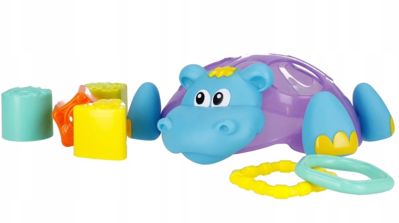 Vannitoa mänguasjade komplekt Playgro Hippo Sort & Stack, mitmevärviline
