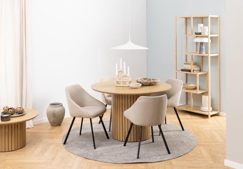 Laud Yale Yale, tamm, 120 cm x 120 cm x 75 cm