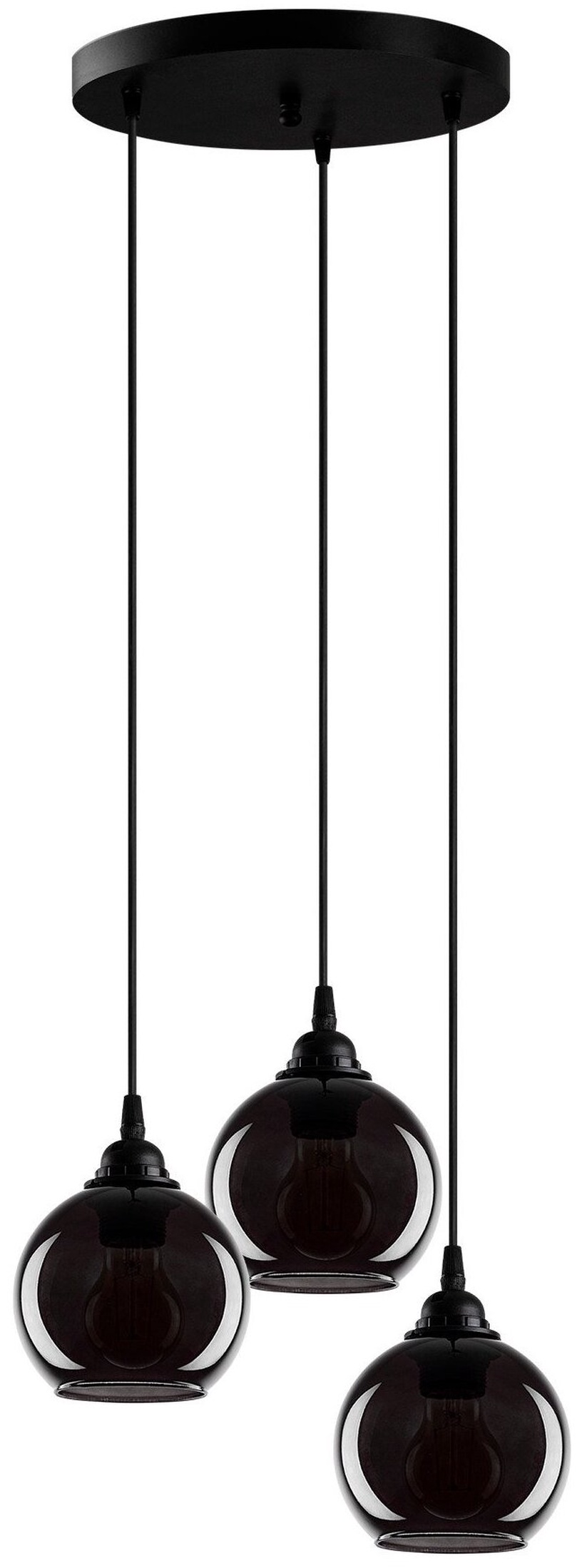 Lampa karināms Opviq Smoked 011, 120 W, E27