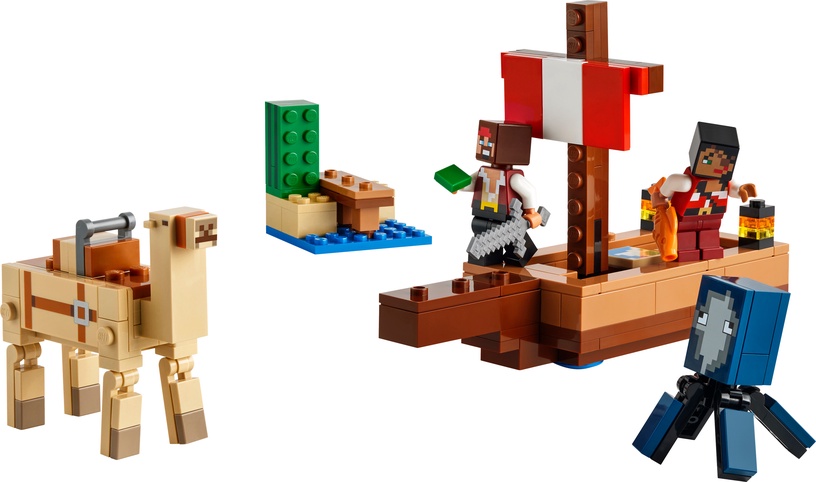 Konstruktors LEGO® Minecraft Pirātu kuģa ceļojums 21259
