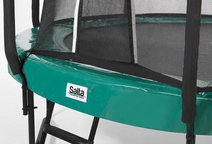 Батут Salta First Class, 427 см, с защитной сеткой, с лестницей