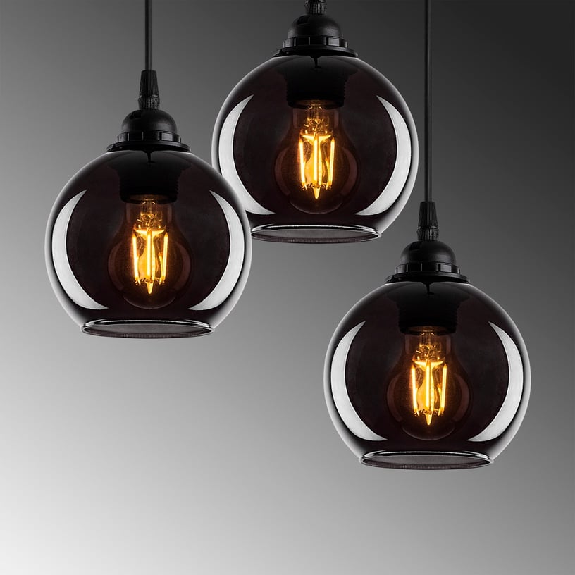 Lampa karināms Opviq Smoked 011, 120 W, E27