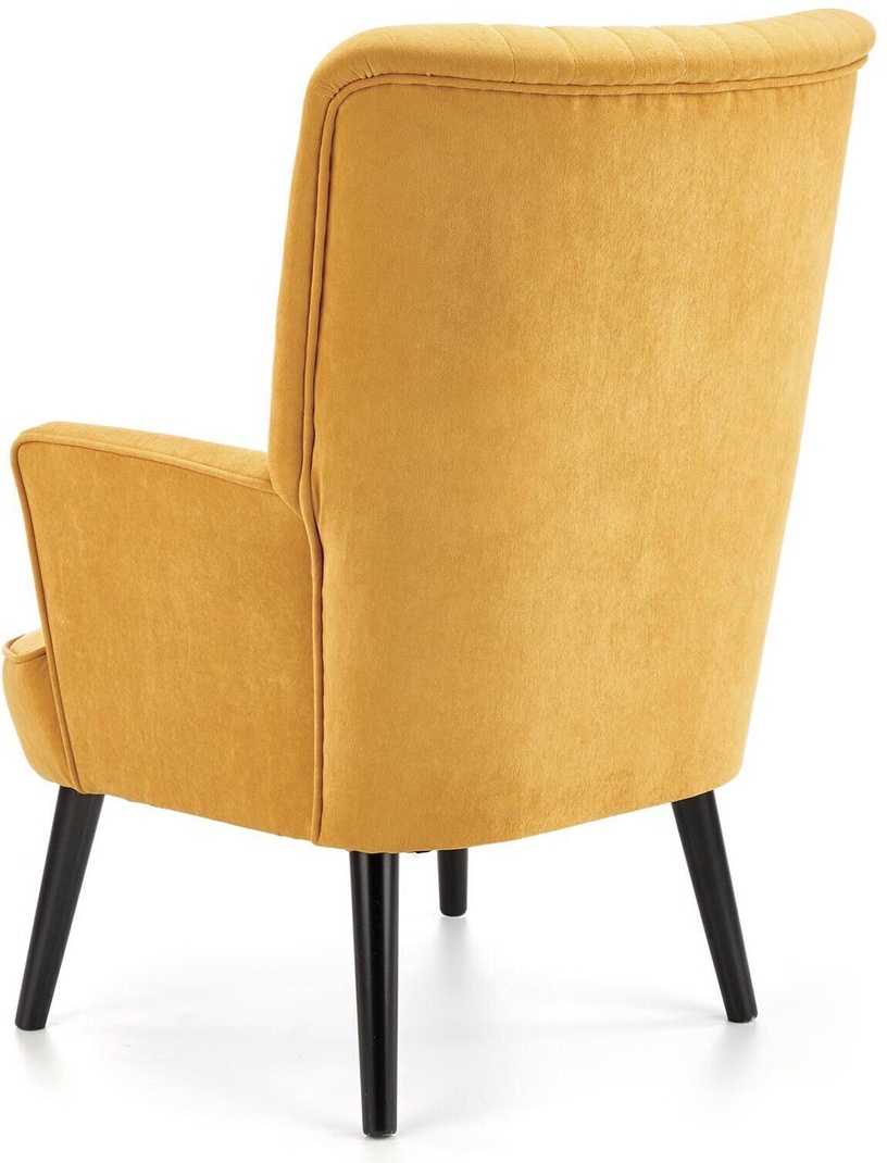 Tugitool Delgado Mustard, 75 cm x 70 cm x 100 cm (defekti/puudusega kaup)