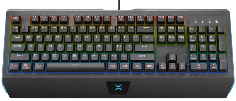 Klaviatuur NOXO Vengeance KY-MK28 Blue, EN, sinine/must