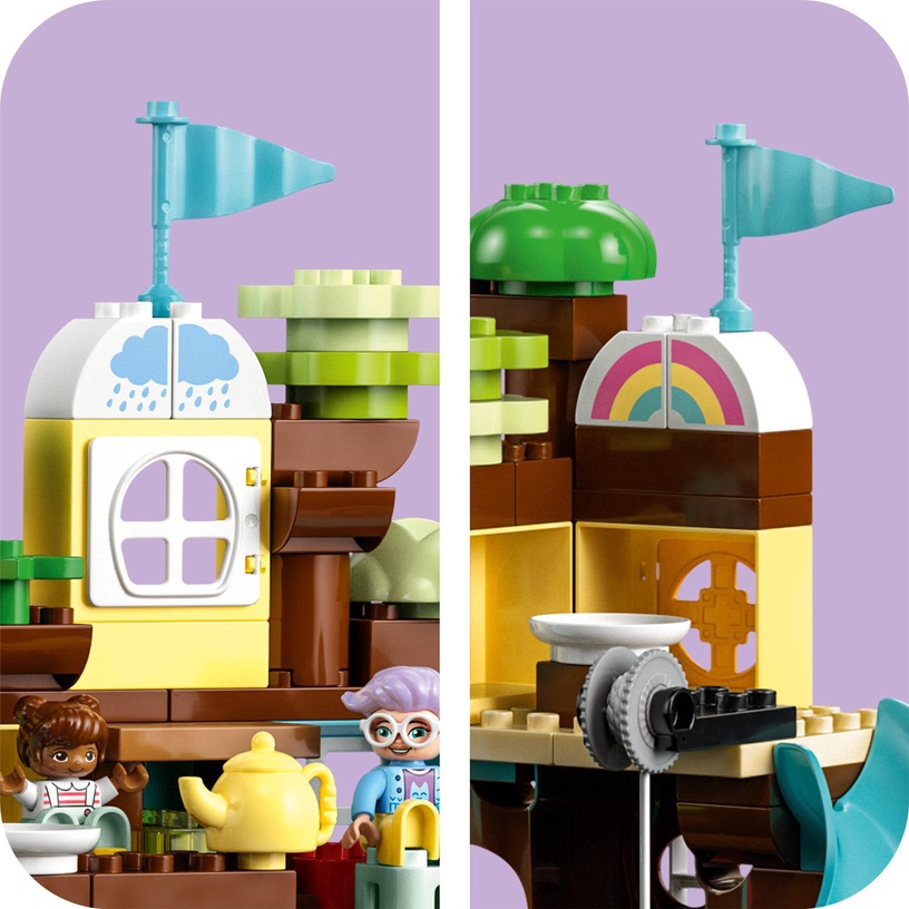 Конструктор LEGO® DUPLO® 3in1 Tree House 10993, 126 шт.