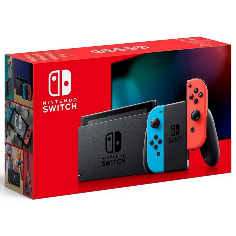 Mängukonsool Nintendo Switch Neon-Red/Neon-Blue, HDMI / Wi-Fi / USB Type A / USB Type-C, 32 GB