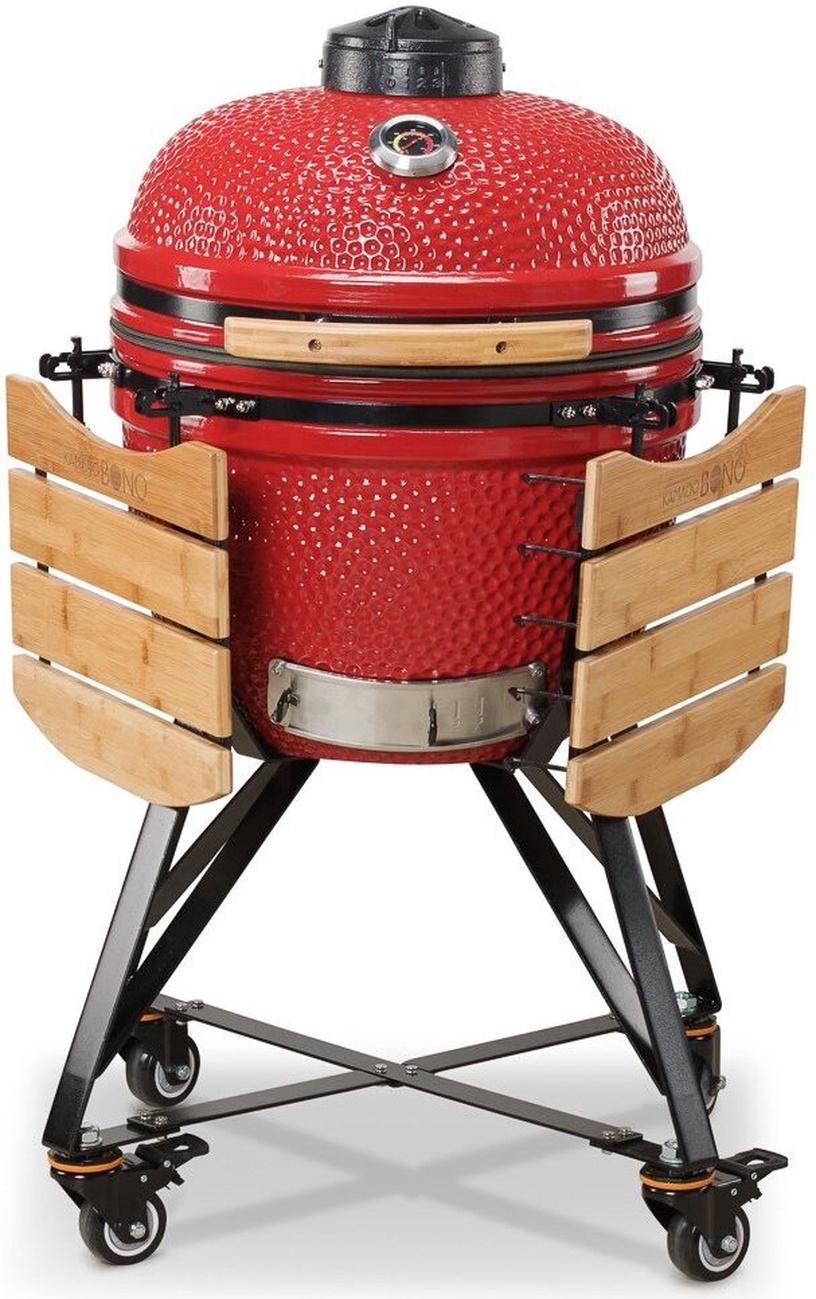 Grill Kamado Bono Media, punane, 52 cm
