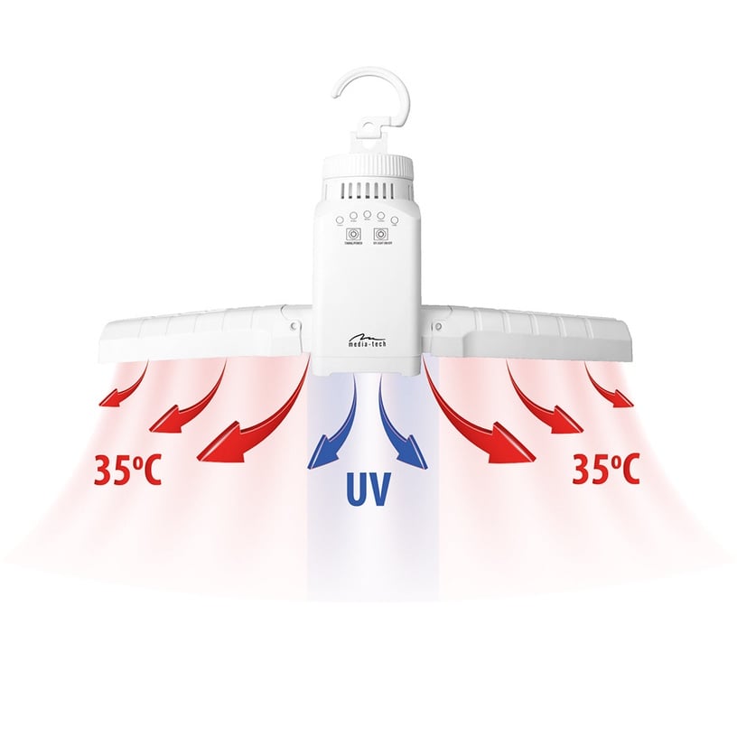 Veļas žāvētājs Media-Tech MT6518 Smart Airdryer, 42 cm