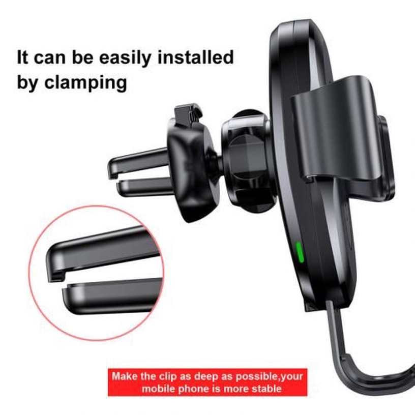 Auto telefona turētājs Baseus Gravity With Qi Charger, 4 - 6.5 "