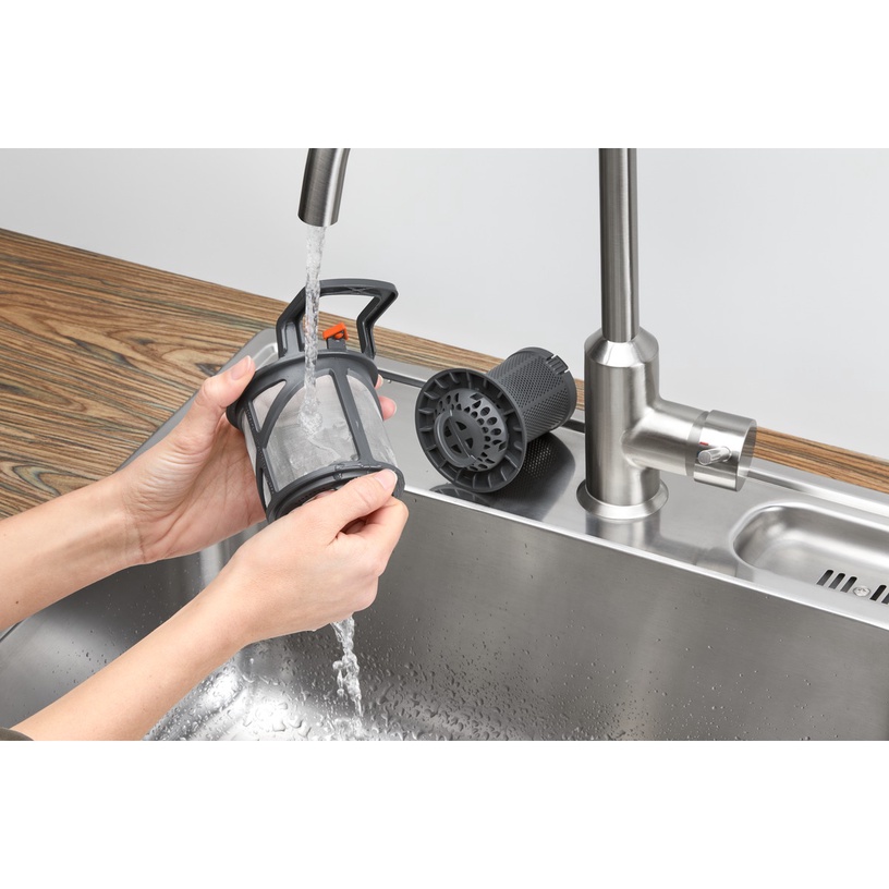 Iebūvējamā trauku mazgājamā mašīna Electrolux EEG69405L, melna