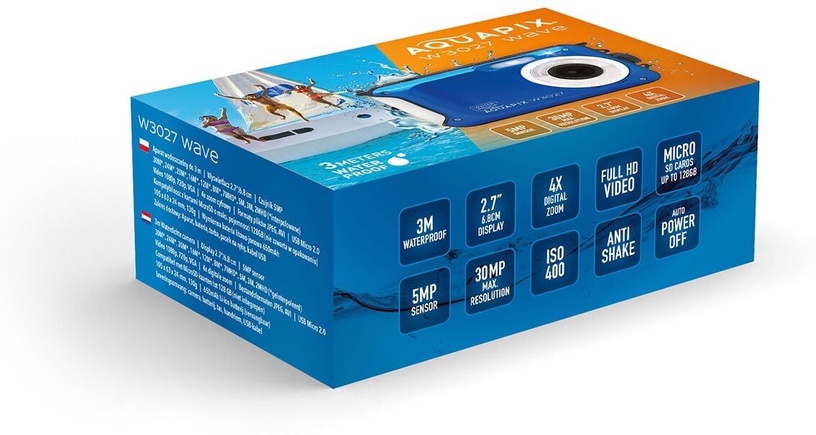 Цифровой фотоаппарат Easypix Aquapix W3027 Wave Marine