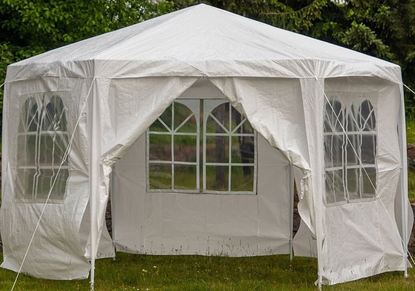 Varikatus GS250225, 378 x 360 cm, valge