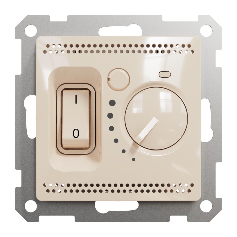 Термостат Schneider Sedna Design SDD112507, встраивается в стену, бежевый