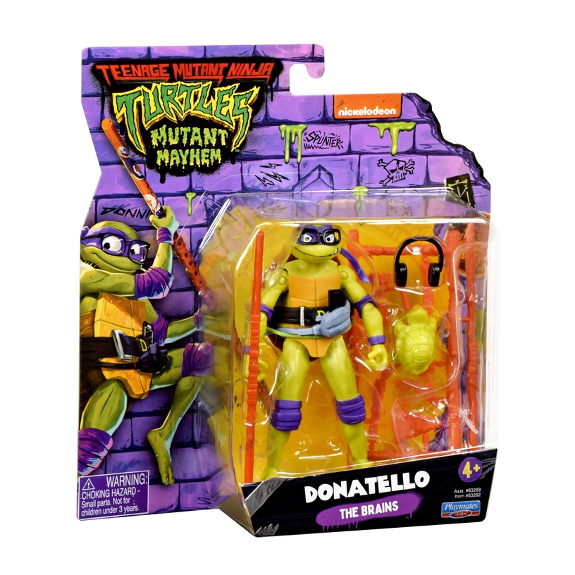 Rotaļlietu figūriņa, bruņurupuči nindzjas Playmates Toys Turtles Donatello 83282, 11.4 cm