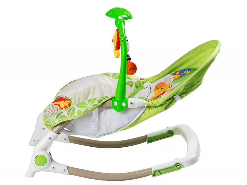 Šūpuļkrēsls EcoToys Lion, zaļa