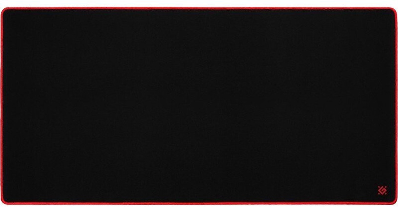 Hiirematt Defender 50564, 90 cm x 45 cm x 0.3 cm, must/punane