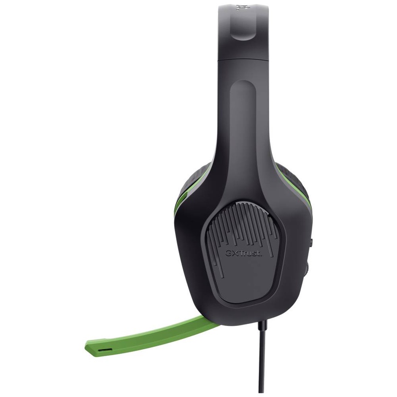 Проводные наушники Trust GTX 415 Zirox, черный/зеленый