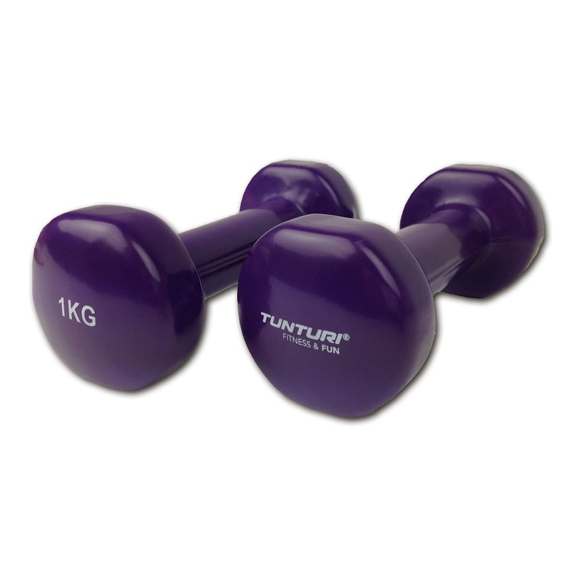Hantel Tunturi 14TUSFU109, 1 kg x 2 tk
