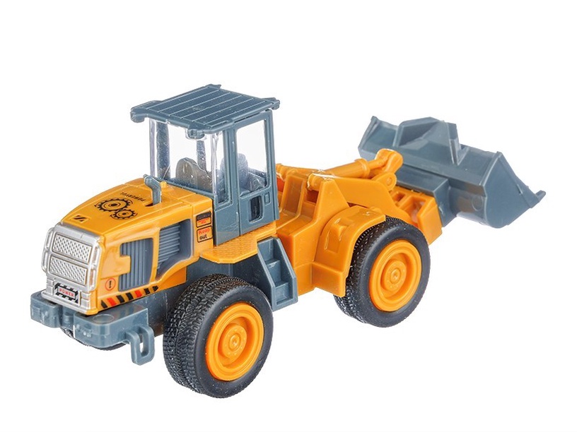 Rotaļu traktors Daffi Heavy Duty Construction 450896, oranža/pelēka