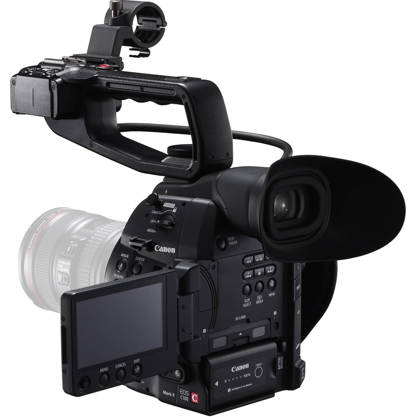 Видеокамера Canon EOS C100 Mark II, черный, 3840 x 2160