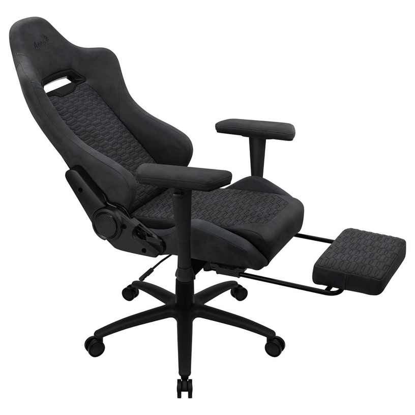 Spēļu krēsls AeroCool ROYAL AeroSuede, tumši pelēks