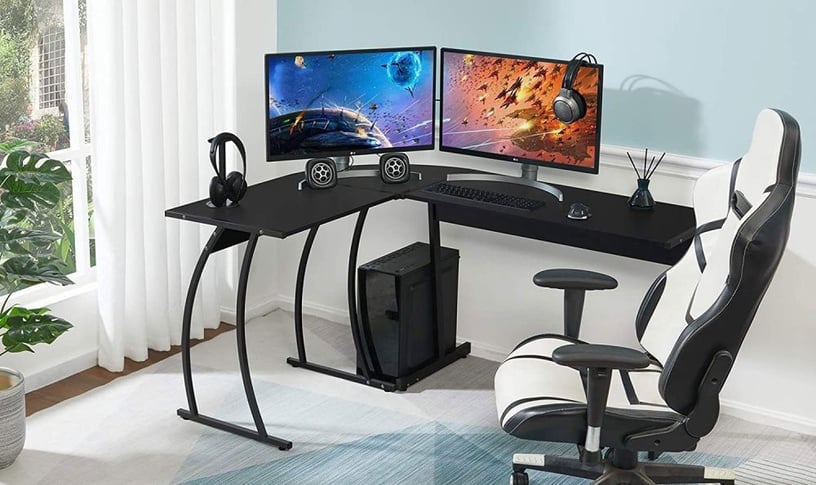 Письменный cтол ModernHome Loft PJJCT0136, черный