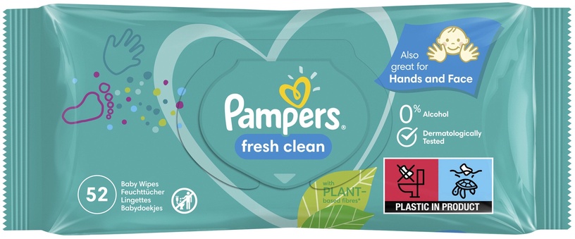 Детские влажные салфетки Pampers, 156 шт.