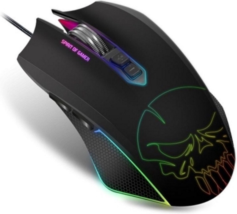 Игровая мышь Spirit Of Gamer Elite M40, с проводом к usb / ps/2, черный