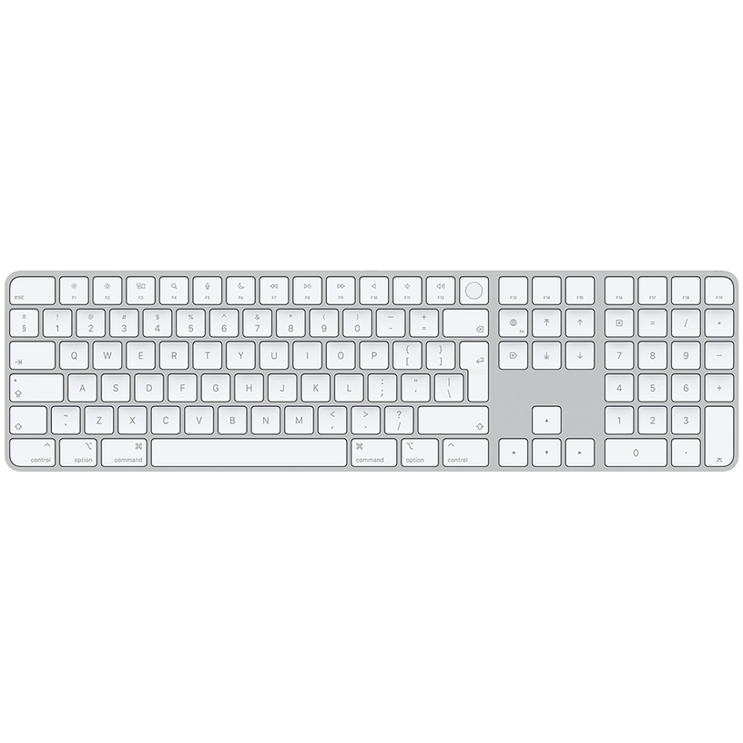 Klaviatūra Apple Magic Keyboard with Touch ID and Numeric Keypad for Mac computers with silicon