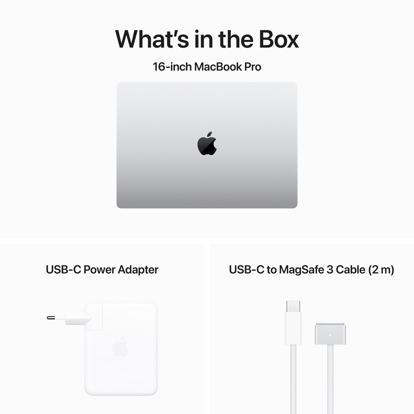 Sülearvuti Apple MacBook Pro 16 MRW73RU/A, Apple M3 Max, 36 GB, 1 TB, 16 ", hõbe, en/ru